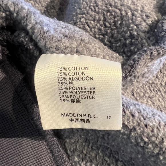 Brandy Melville Blue Zip Up Hoodie OSFM - Picture 9 of 10